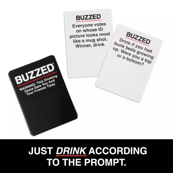 NEW Buzzed: Hydration Edition Card Game - Picture 7 of 9